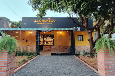 Fachada do Aconchego Minimarket & Coffee em Encarnación